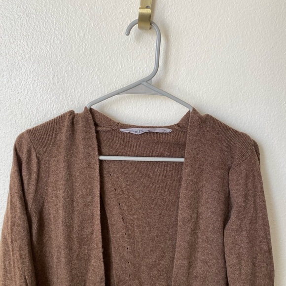 Athleta Women’s Camino Split Back Cashmere Cardigan in Brown Size XS Athleisure - Picture 2 of 4